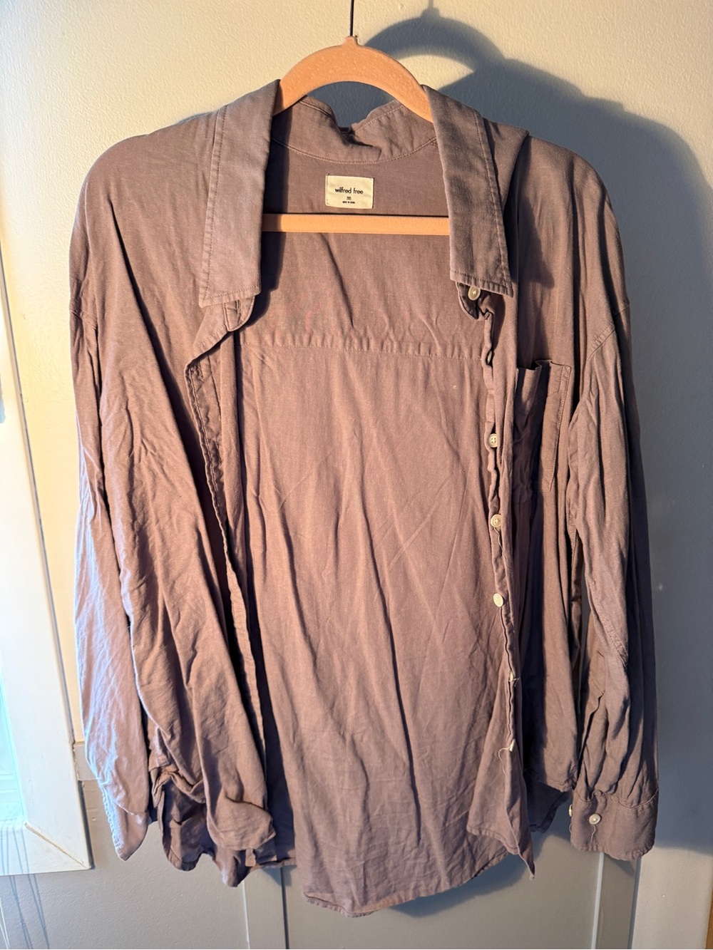 Aritzia Linen Button Up